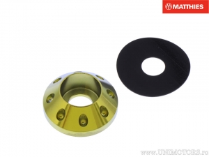 Conical washer M8 8.00 x 26.00 x 9.50 mm titanium gold - JM