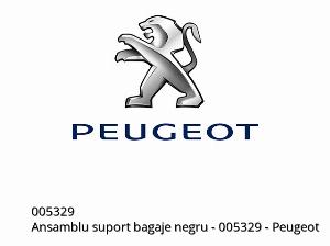 Conjunto bagageiro preto - 005329 - Peugeot