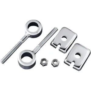 Conjunto de ajuste do eixo traseiro - Cromado, Prateado - DS195063