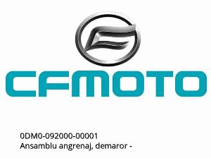 Conjunto de engranaje del motor de arranque - 0DM0-092000-00001 - CFMOTO