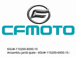 Conjunto de llanta trasera - 6GU#-110200-6000-10 - CFMOTO
