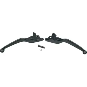 Conjunto de manetes com lâmina larga - Preto, Fosco - 06100188