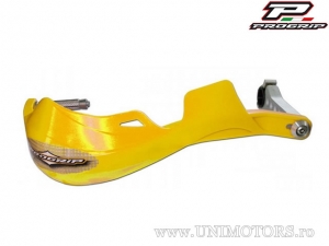 Conjunto de proteção de mãos cor amarela 5610 Enduro - kit de montagem incluído - Progrip