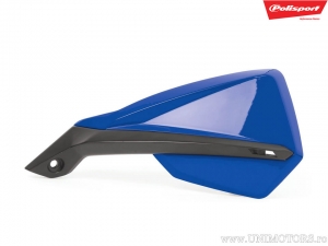 Conjunto de proteção de mãos cor azul Adventur3 para guidão com diâmetro externo de 22-26mm e interno de 13-18mm - Polispor