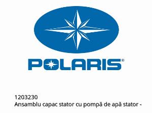 Conjunto-tapa de estator con bomba de agua y estator - 1203230 - Polaris