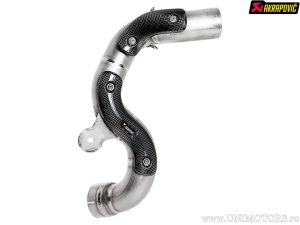 Connecting pipe for upper silencer - BMW R NINE T ABS ('14-'16) / R NINE T ABS Scrambler ('16) (E-Mark) - Akrapovič