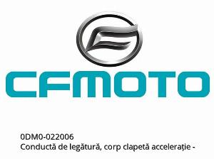 Connecting Pipe, Throttle Body - 0DM0-022006 - CFMOTO