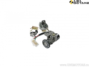 Contact key with keys (kit 3 keys) - AGM GMX 450 50 / Baotian BT49QT-9 50 / Benzhou YY50QT 50 / Giantco Sprint 50 - 101 Octane