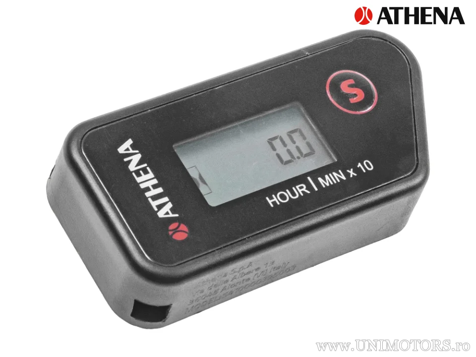Contor de ore de funcționare Athena, wireless, universal, cross / enduro / offroad / motocicletă / scuter / drujbă / generato