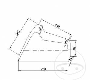 Copertura Moto Premium 220 x 145 cm per Sub-500cc - JM
