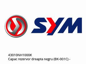 Copriserbatoio dx nero (BK-001C) - 43010NH1000K - SYM