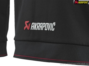 Corpo Damen Kapuzenpullover - Größe: M - Material: 70% Baumwolle / 30% Polyester - Farbe: Schwarz / Weiß / Rot - Akrapovič