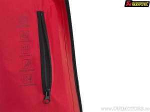 Corpo Damen Regenjacke - Größe: M - Material: 100% Polyester - Farbe: schwarz / rot - Akrapovič