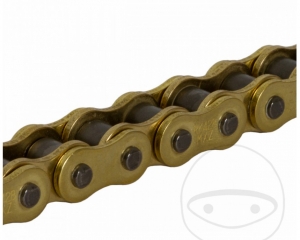 Corrente dourada e preta RK 428MXZ1/118 - Honda CRF 100 F ('04-'13) / Honda CRF 125 F 17/14 polegadas ('14-'18) - RK