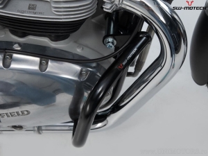 Crashbar - material: acero - color: negro - Royal Enfield Interceptor/ Continental - SW-Motech