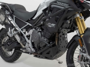 Crashbar - material: otel - culoare: negru - Triumph Tiger 1200 models ('22-) - SW-Motech