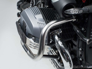 Crashbar - material: stainless steel - color: silver - BMW R nineT models ('14-) - SW-Motech