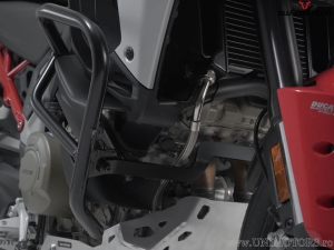 Crashbar - material: steel - color: black - Ducati Multistrada V 4 ('20-) - SW-Motech
