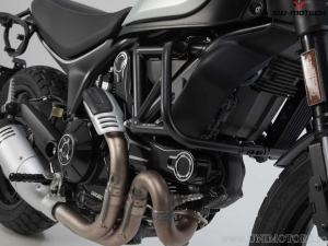 Crashbar - material: steel - color: black - Ducati Scrambler models ('14-) - SW-Motech