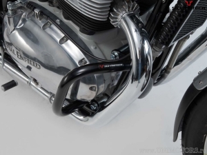 Crashbar - material: steel - color: black - Royal Enfield Interceptor/ Continental - SW-Motech