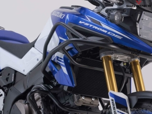 Crashbar - material: steel - color: black - Suzuki V-Strom 1050DE ('21-) - SW-Motech