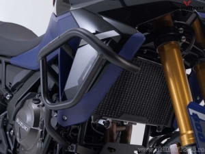 Crashbar - material: steel - color: black - Suzuki V-Strom 800 / 800DE ('22-) - SW-Motech