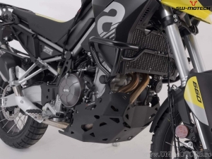 Crashbar - materiale: acciaio - colore: nero - Aprilia Tuareg ('21-) - SW-Motech
