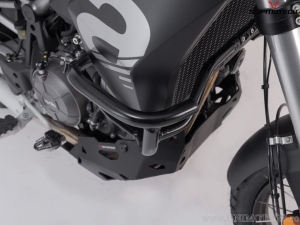 Crashbar - materiale: acciaio - colore: nero - Aprilia Tuareg ('21-) - SW-Motech