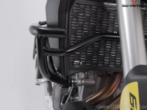 Crashbar - materiale: acciaio - colore: nero - Aprilia Tuareg ('21-) - SW-Motech