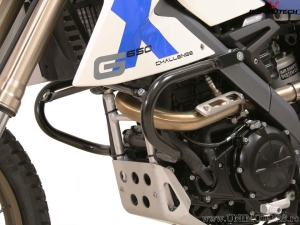 Crashbar - materiale: acciaio - colore: nero - BMW G 650 Xchallenge ('06-'09) - SW-Motech
