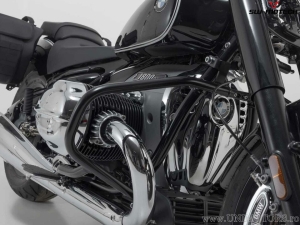 Crashbar - materiale: acciaio - colore: nero - BMW R18 ('20-) - SW-Motech