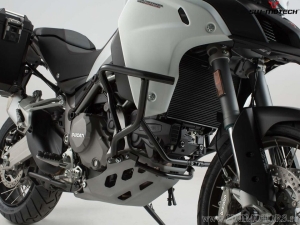 Crashbar - materiale: acciaio - colore: nero - Ducati Multistrada 1200/1260 Enduro ('16-) - SW-Motech