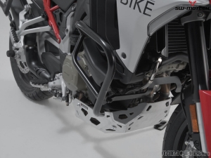 Crashbar - materiale: acciaio - colore: nero - Ducati Multistrada V 4 ('20-) - SW-Motech