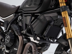 Crashbar - materiale: acciaio - colore: nero - Ducati Scrambler 1100 modelli ('17-) - SW-Motech