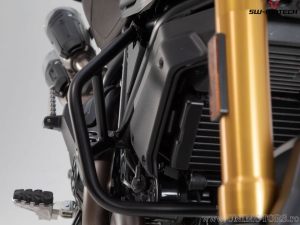 Crashbar - materiale: acciaio - colore: nero - Ducati Scrambler 1100 modelli ('17-) - SW-Motech
