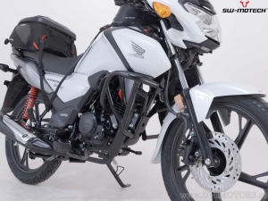 Crashbar - materiale: acciaio - colore: nero - Honda CB125F ('20-) - SW-Motech