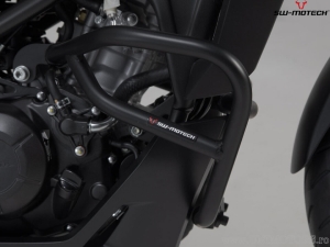 Crashbar - materiale: acciaio - colore: nero - Honda CB125R ('20-) - SW-Motech