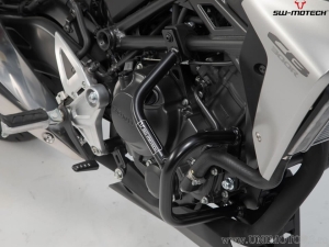 Crashbar - materiale: acciaio - colore: nero - Honda CB300R ('18-) - SW-Motech