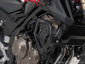 Crashbar - materiale: acciaio - colore: nero - Honda CB500F ('12-) - SW-Motech