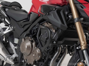 Crashbar - materiale: acciaio - colore: nero - Honda CB500F ('12-) - SW-Motech