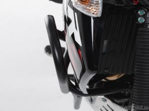 Crashbar - materiale: acciaio - colore: nero - Kawasaki KLR 650 ('08-'18) - SW-Motech