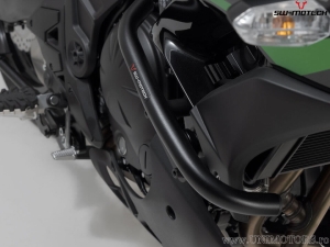 Crashbar - materiale: acciaio - colore: nero - Kawasaki Versys 650 ('14-) - SW-Motech