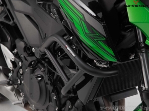 Crashbar - materiale: acciaio - colore: nero - Kawasaki Z400 ('18-) - SW-Motech