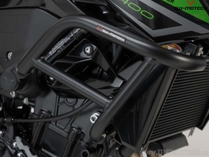 Crashbar - materiale: acciaio - colore: nero - Kawasaki Z400 ('18-) - SW-Motech