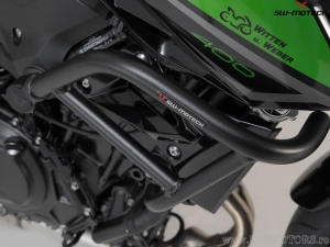 Crashbar - materiale: acciaio - colore: nero - Kawasaki Z400 ('18-) - SW-Motech