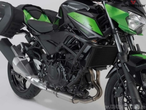 Crashbar - materiale: acciaio - colore: nero - Kawasaki Z400 ('18-) - SW-Motech