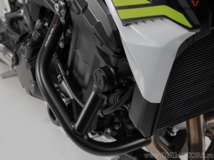 Crashbar - materiale: acciaio - colore: nero - Kawasaki Z900 ('16-) - SW-Motech