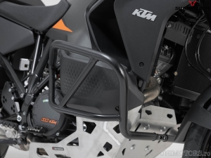 Crashbar - materiale: acciaio - colore: nero - KTM 1290 Super Adventure ('21-) - SW-Motech