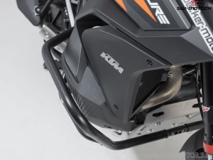 Crashbar - materiale: acciaio - colore: nero - KTM 1290 Super Adventure ('21-) - SW-Motech