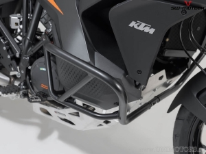 Crashbar - materiale: acciaio - colore: nero - KTM 1290 Super Adventure ('21-) - SW-Motech